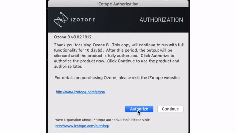 izotope authorization serial number free